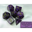 Chessex set de 7 dés Vortex violet/or