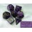 Chessex set de 7 dés Vortex violet/or