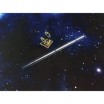 X-wing Space fighter range ruler blue
