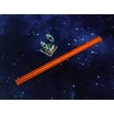 X-wing Space fighter ruler orange