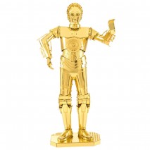C-3PO d'or Metalearth