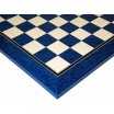 Ensemble echecs laqué bleu