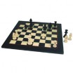 Ensemble echecs laqué noir/blan