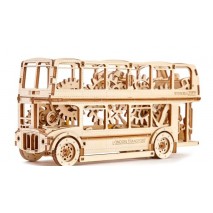 London bus wooden city