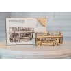 London bus wooden city