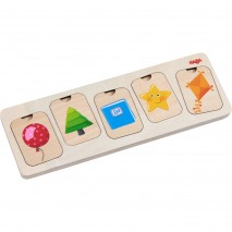 Puzzle en bois formes et couleurs