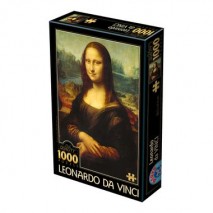 Puzzle 1000p Mona Lisa De Vinci D toys