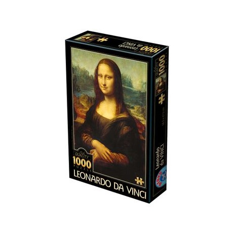 Puzzle 1000p Mona Lisa De Vinci D toys