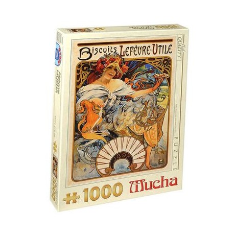 Puzzle 1000pcs Mucha biscuits lefèvre