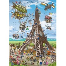 Puzzle 1000 p Famous Eifel Paris