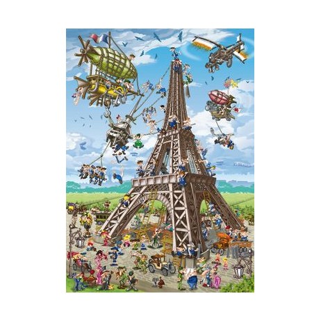 Puzzle 1000 p Famous Eifel Paris