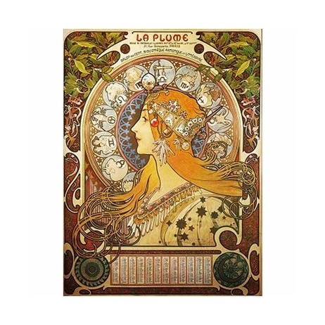 Puzzle 1000 p Zodiac Mucha