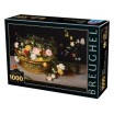 Puzzle 1000 p Fleurs dans panière Breughel Dtoys