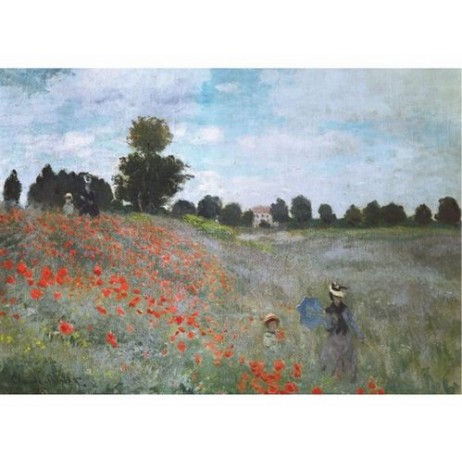 Puzzle 1000 p Champ de coquelicots C.Monet