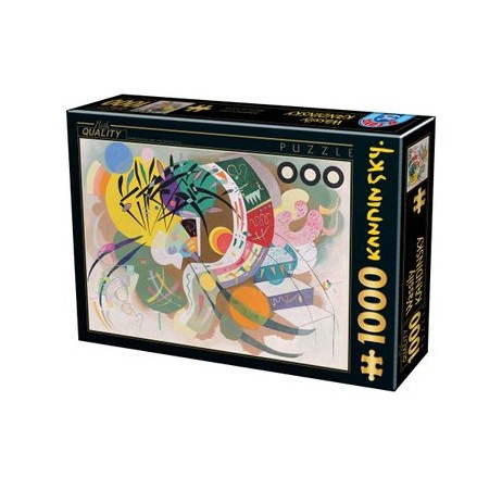 Puzzle 1000 p Dominant Curve V.Kandinsky D Toys