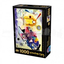 Puzzle 1000 p Yellow Red Blue V. Kandinsky D toys