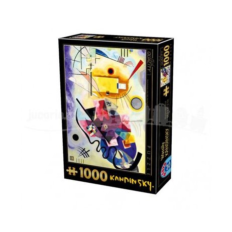 Puzzle 1000 p Yellow Red Blue V. Kandinsky D toys