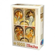 Puzzle 1000pcs Mucha art D-Toys