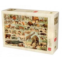 Puzzle 1000 p Encyclopedia wild animals D toys