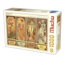 Puzzle 1000p Mucha saisons