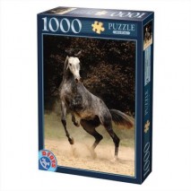 Puzzle 1000 p Cheval gris D toys