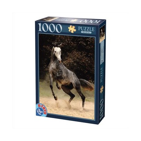 Puzzle 1000 p Cheval gris D toys