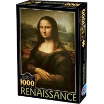 Puzzle 1000p mona lisa vinci renais