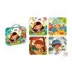 4 puzzles evolutifs les 4 saisons
