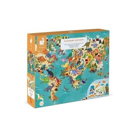 Puzzle educatif les dinosaures