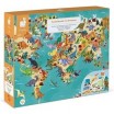 Puzzle educatif les dinosaures