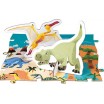 Puzzle educatif les dinosaures