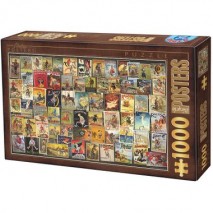Puzzle 1000 p vintage poster affiches