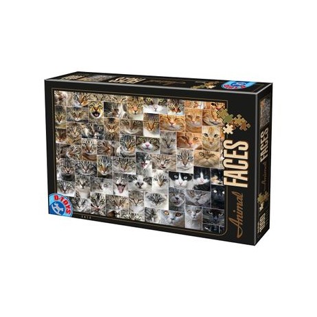 Puzzle 1000 p animal têtes de chats