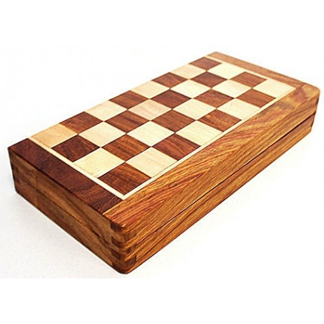 Coffret echecs bois magnétique 17cm