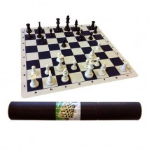 Jeux d'echecs de voyage en tube