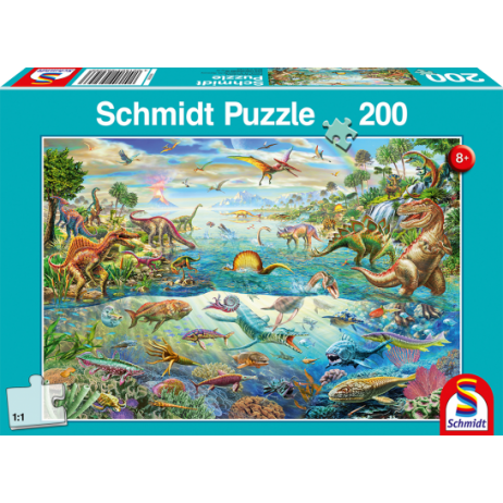 Puzzle 150 p trio découvre les dinosaures