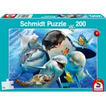 Puzzle 200 p Amis du Monde sous-marin