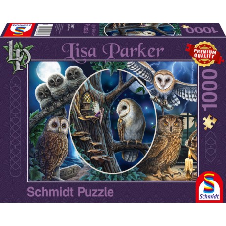 Puzzle 1000 p Parker Chouettes mystérieuses