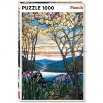 Tiffany magnolias et iris