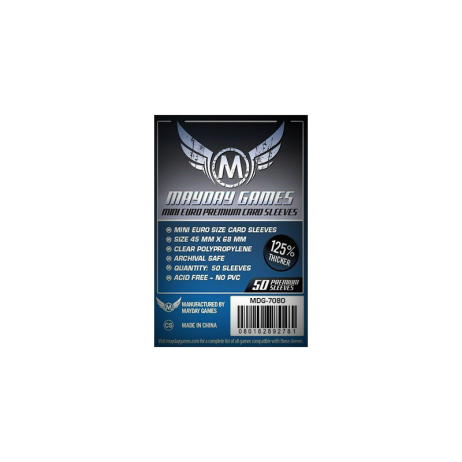 Sleeves mayday 45x68mini euro premium