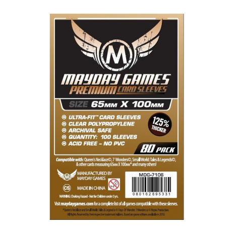 Sleeves mayday 65x100 7 wonders premium