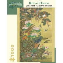 Puzzle 1000 pièces Birds & flowers japanese hanging scroll