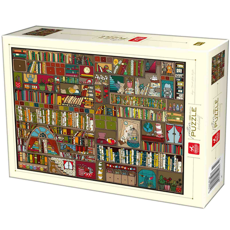 Puzzle 1000p Pattern bookshelf D toys
