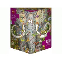 Puzzle 1000p Elephent's Life Heye