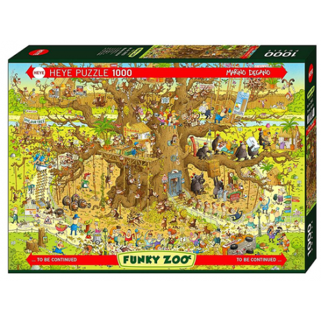 Puzzle 1000p Monkey Habitat Heye