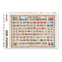 Puzzle 1000p Drapeaux