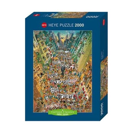 Puzzle 2000p Protest Heye