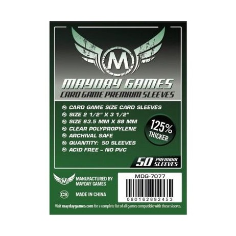 Mayday games Standard Premium 63.5x88mm