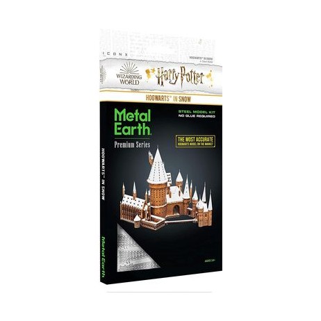 Hogwarrts dans la Neige Metal Earth
