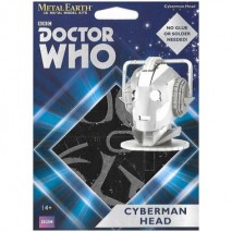 Doctor Who Cyberman Head Metal Earth